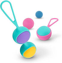 Набір вагінальних кульок PMV20: Vita – Kegel Ball Set, маса 40, 50, 60 г, два тримачі, фото 4