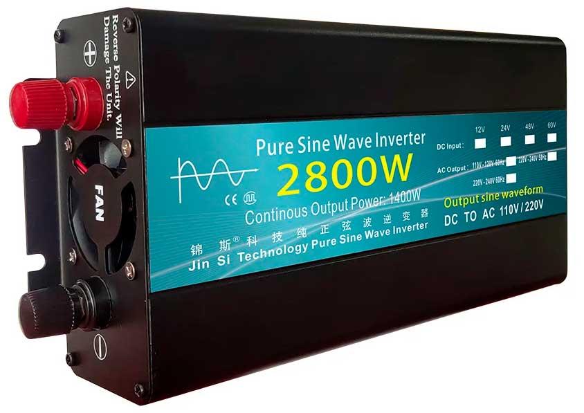 Інвертор чистого синусу, пікова 2800W, вх. напруга DC24, вихідна: AC230, 50Гц