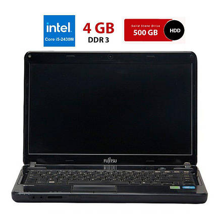Ноутбук Б-клас Fujitsu LifeBook LH531/ 14" (1366x768)/ Core i5-2430M/ 4 GB RAM/ 500 GB HDD/ HD 3000, фото 1