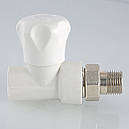 Клапан радіаторний прямий VALTEC PPR DN 25х3/4" плавного регулювання (Італія) VTp.717.V.02505, фото 8