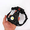 Ліхтар на голову для бігу Bailong BL-T32-P50, Потужний універсальний акумуляторний налобний ліхтар PE-65, фото 2