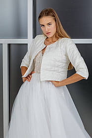 Весільна куртка "Елегант" колір білий