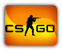 Коврик компьютерный Контр Страйк Counter Strike CS GO 18х22 см (k073)