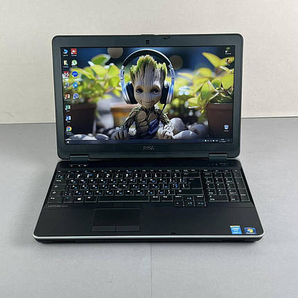 Б/в Ноутбук Dell Latitude E6540 15.6" 1920x1080| Core i7-4600M| 16 GB RAM| 240 GB SSD| HD 4600, фото 1