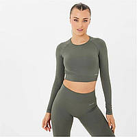 Футболка USA Pro Seamless Crop Light Khaki, оригінал. Доставка від 14 днів