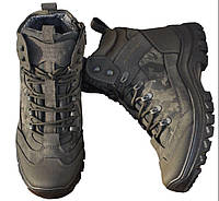 Размеры 42, 43, 44 Зимние водонепроницаемые треккинговые ботинки кроссовки, зеленые хаки