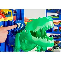 Ігровий набір Hot Wheels T-Rex Mattel Легендарний гараж (GJL14), фото 3