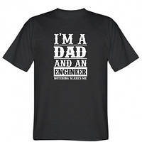 Мужская футболка Dad engineer