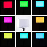 Світлодіодна RGB-лампа 36х25 см Camera light PM-36 RGBW для фото та відеознімання, фото 9