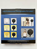 Світлодіодна LED-лампа Camera light PF-33 для фото та відеознімання 3200-5700K, фото 6