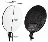 Світлодіодна LED-лампа Camera light PF-45 для фото та відеознімання 3200-5700K, фото 5