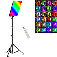 Студийный свет PM-48 RGB светодиодный RGB светильник 2700k-7000k + Штатив