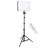 Светодиодная лампа Camera light PL-26 для студийной фотосъемки 2700-6500 K + Штатив