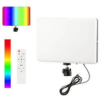 Світлодіодна LED панель Camera light PM-26 RGBW живлення від USB відео світло з пультом