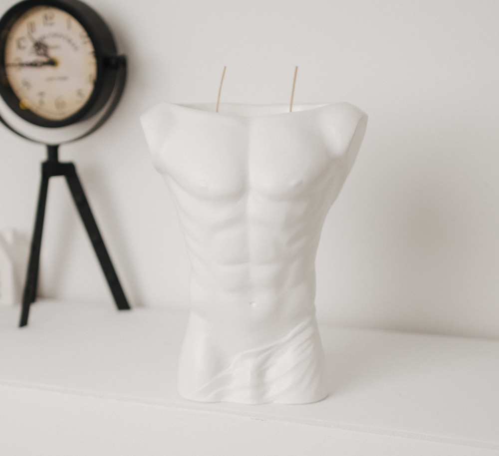 Аромасвічка ATLANT KAKI WHITE 100% WOOD WAX 220g 47h NAC 1050