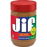 Арахисовая паста Jif Creamy Peanut Butter, 454г