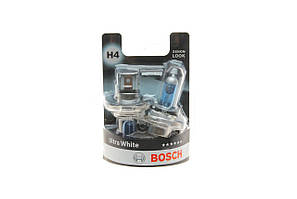 Автолампа Ultra White 4200K H4 (к-к 2шт.) BOSCH 1987301440 Volvo V40; Fiat Ducato; Volkswagen Transporter,