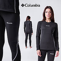 Жіноча термобілизна Columbia, Термобілизна жіноча Columbia зимова чорна, комплект зимової термобілизни