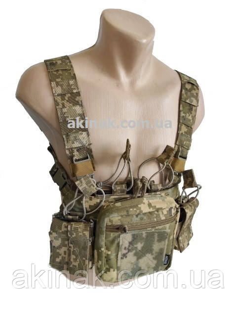 Нагрудник тактичний Akinak ремінно плечова система D3 Chest rig