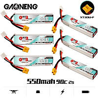 Аккумулятор GAONENG GNB 550mAh 2S 7.4V 90C LiPo XT30