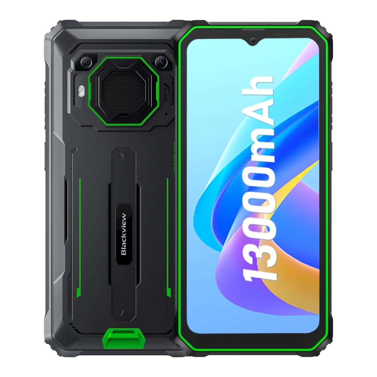 Смартфон мобільний телефон Blackview BV 6200 PRO 8/128 GB NFS IP68 бронований Navy Green