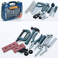 Набор игрушечных инструментов MT4-1-2 отвертка, ключи, 2 вида пила, нож/молоток, плоскогубцы, в чемодане, в