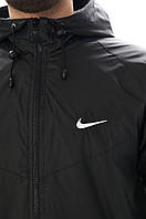 Куртка ветровка мужская весенняя осенняя черная куртка тонкая Nike Windrunner Jacket