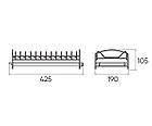 Сушка для посуду ДИНАСТІЯ 425х190х105мм 0368, фото 2