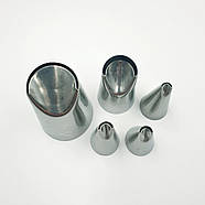 Набір кондитерських насадок Хризантема — 5 шт., фото 2