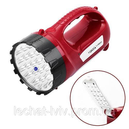 Ліхтар переносний Luxury 2820 TP, 19+15LED, ЗП 220 V, вбудований ...