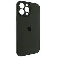 Задня накладка Silicone Case FULL CAMERA APPLE iPhone 15 PRO MAX 40_new_dark_green