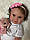 Лялька-реборн Дівчинка повністю вініл-силіконова, 50 см, фото 3