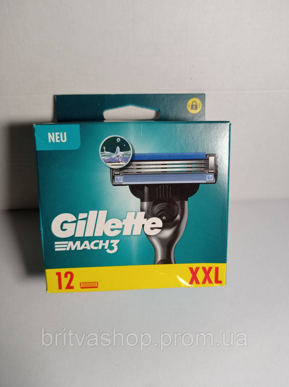 Змінні касети для гоління Gillette Mach3 (12шт.)