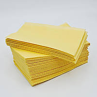 Одноразовые водонепроницаемые салфетки для стола (Желтые) 50 шт