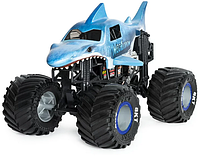 Hot Wheels Monster Jam Внедорожник джип акула 124 Scale Megalodon Vehicle
