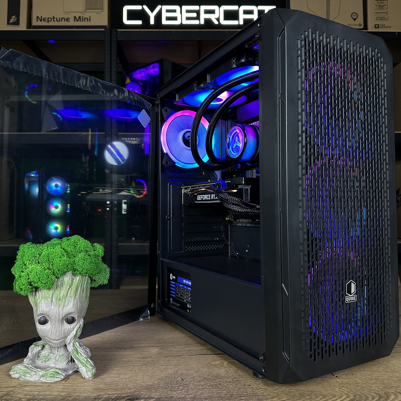 Crazy! RTX 3060 12Gb NEW! | Core i5-14600KF | Гарантія 3 Роки! Магазин Ігровий Компютер ПК від CyberCat