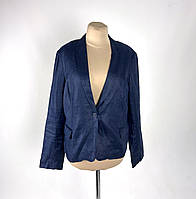 Піджак жакет легкий Monson, т.синій, розмір 14 (42), Льон, Відмінний стан