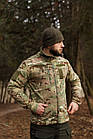 Кофта тактична демісезонна фліс на тракторному замку Мультикам, фото 2