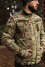 Кофта тактична демісезонна фліс на тракторному замку Мультикам, фото 3