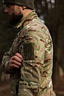 Кофта тактична демісезонна фліс на тракторному замку Мультикам, фото 4