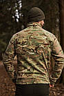 Кофта тактична демісезонна фліс на тракторному замку Мультикам, фото 6