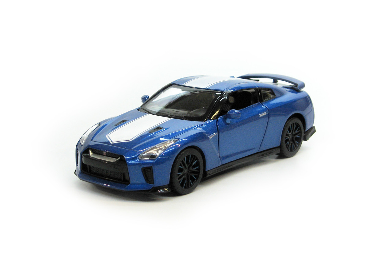 Модель металева Автопром 68469 NISSAN GT-R (R35), масштаб 1:32. світло, звук, відкриваються двері, фото 1