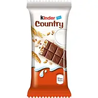Молочный шоколад Kinder Country со злаками , 23,5 гр
