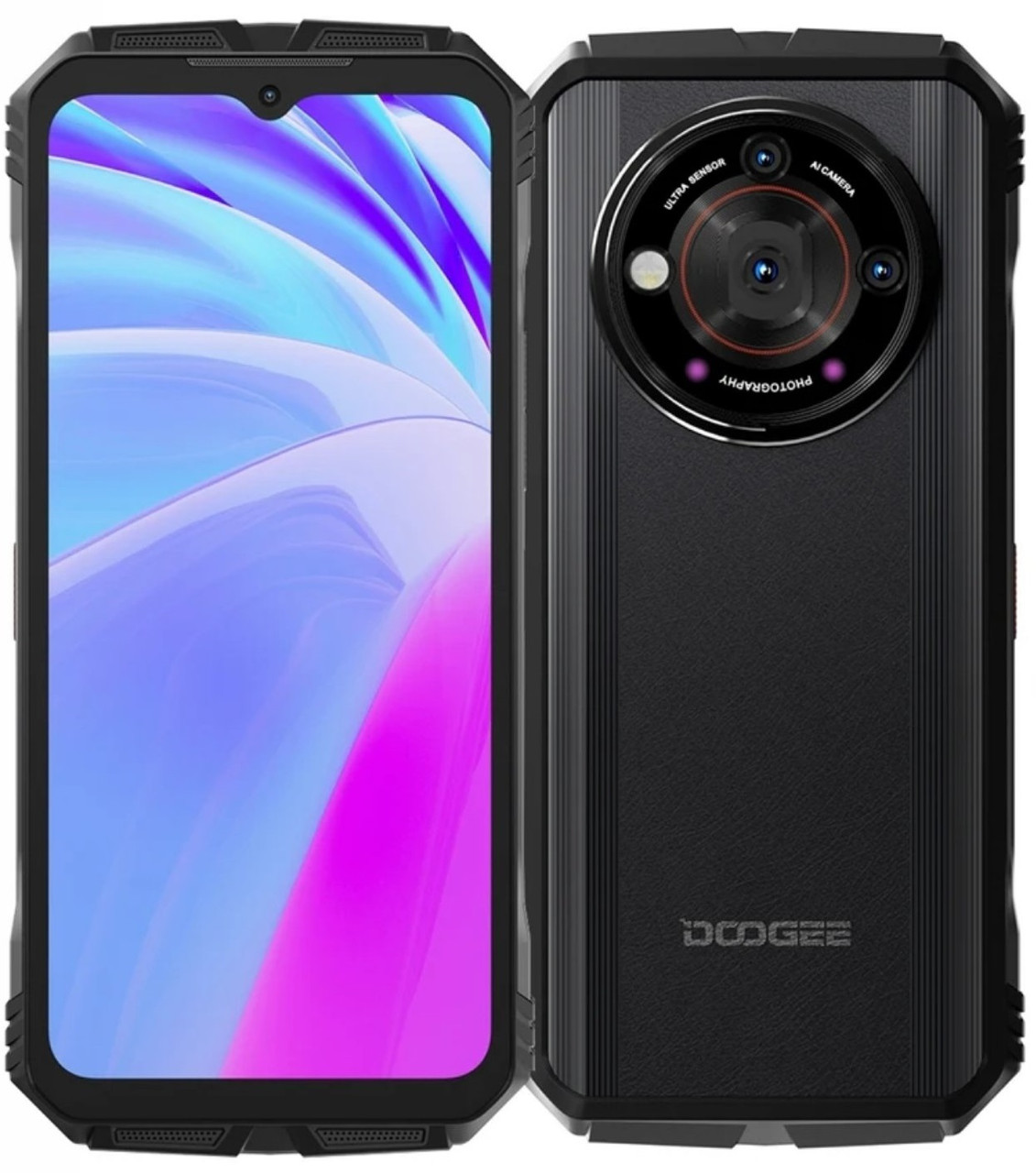 Cмартфон DOOGEE V30 PRO Black 12/512GB 5G камера 200MP 10800mAh NFC IP68 IP69K