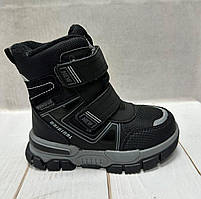 Зимові чоботи для хлопчиків сноубутси Tom.M 27-31 чорний