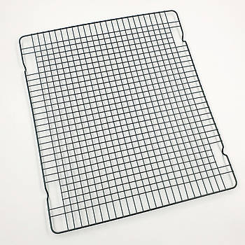 Кондитерська решітка для сушіння та глазурування прямокутна 37х43х1.2 см