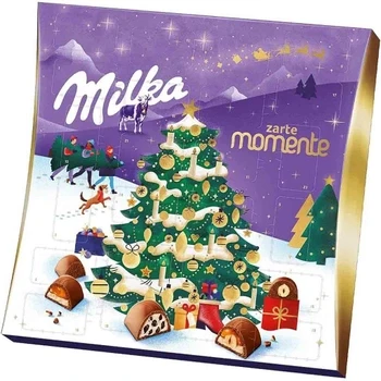 Адвент календарь шоколадный Новогодний Milka Momente 214г - фото 1 - id-p2036532276