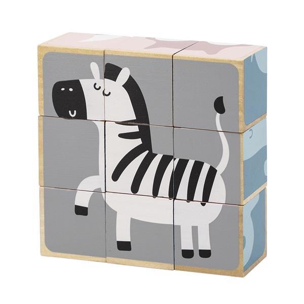 Деревянные кубики-пазл Viga Toys PolarB Зверята (44024) - фото 8 - id-p2036532568