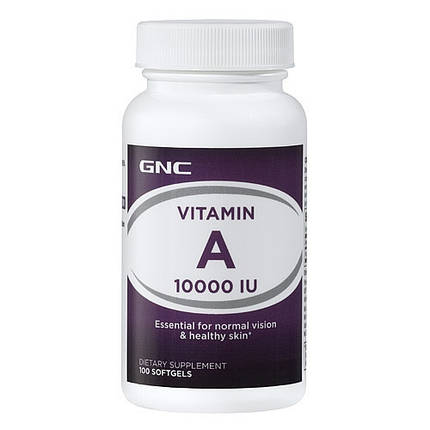Vitamin A 10000 GNC 100 caps , фото 1