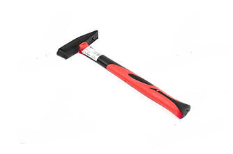 Молоток 300г резиновая ручка (фибергласс) ax-908